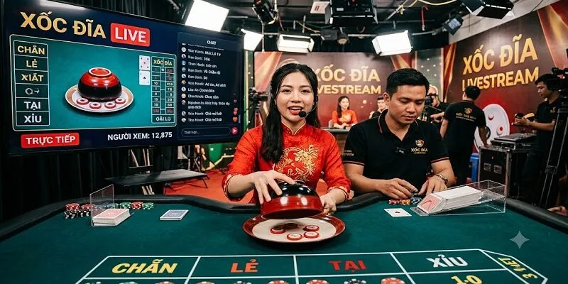 Cần có kinh nghiệm khi chơi xóc đĩa livetream